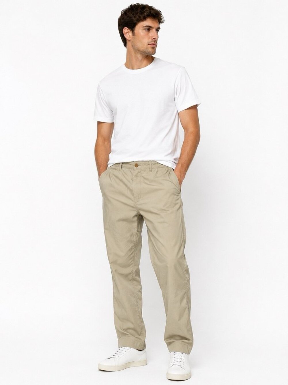 Buck Mason Officer's Pants Service Beige Tan Mint Size 29x31 Cotton Khaki 1E